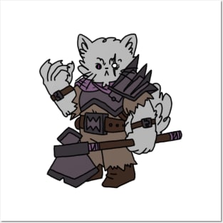 Tabaxi Barbarian Posters and Art